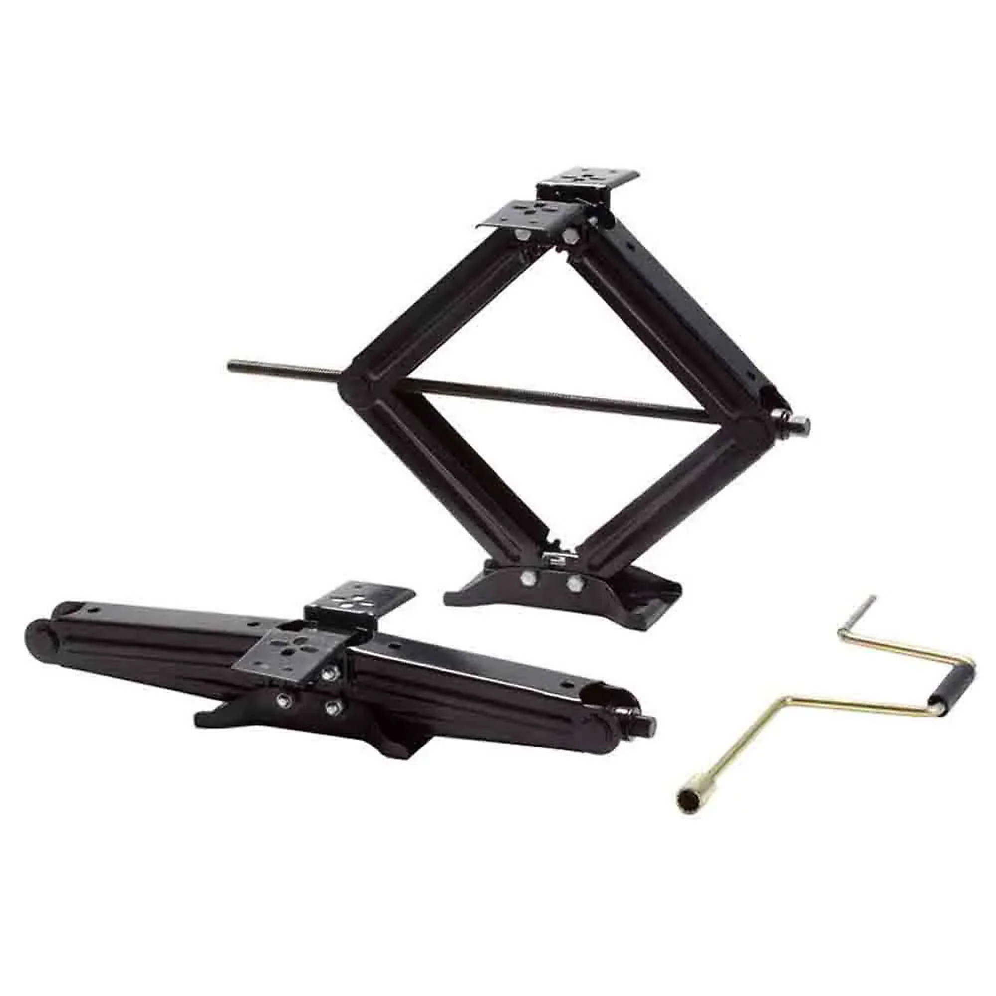 Pacific Trailer, Stabilizer Scissor Jacks-Pair, Handle Included, 5K Capacity, 24 Inch Travel, Model# JSC-24-PR
